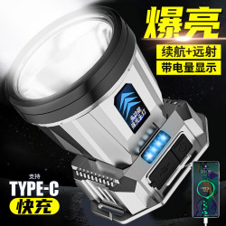 強光長續航LED頭燈戶外頭戴式充電夜釣礦燈應急探照電筒戶外夜釣