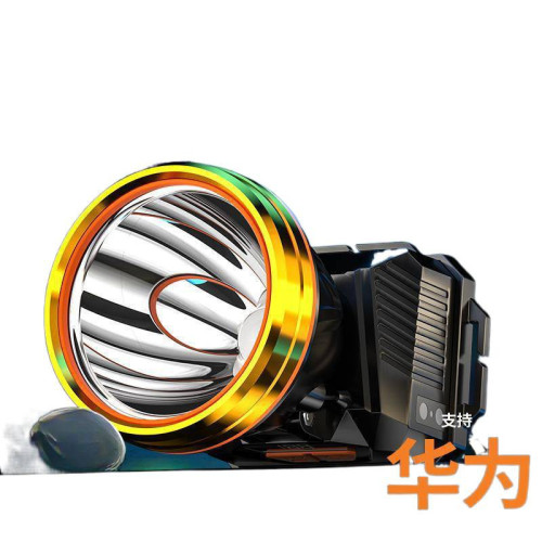 頭燈新款強光超亮礦燈夜釣魚戶外登山頭戴式照明燈工地手電筒