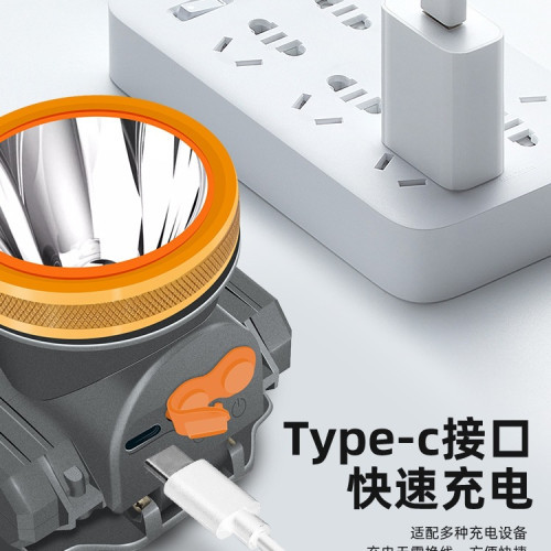 超亮led頭燈強光遠射可充電頭戴式夜釣魚礦燈防水超長續航手電筒