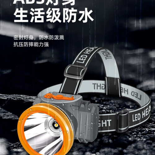超亮led頭燈強光遠射可充電頭戴式夜釣魚礦燈防水超長續航手電筒