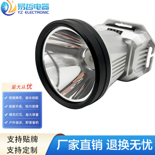 戶外長續航強光頭燈led 頭戴式充電夜釣礦燈超亮應急探照電筒