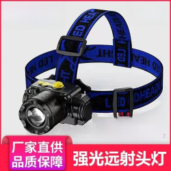 頭燈強光超亮頭戴式手電筒戶外家用遠射夜釣魚小氙氣礦燈