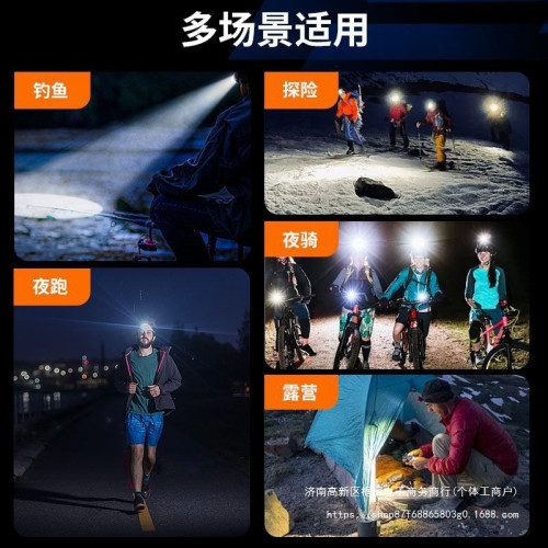 浦爾曼頭燈LED強光超亮充電頭戴式礦燈可變焦釣魚手電筒戶外遠射