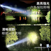 頭戴式鋰電led頭燈夜超亮釣魚續航手電筒強光續航感應長充電電燈