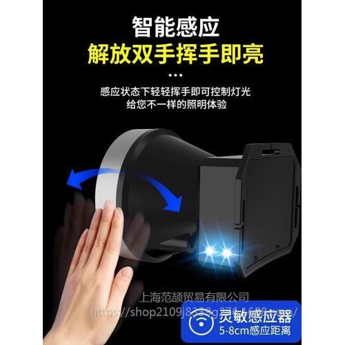 頭燈強光充電超亮頭戴式照明感應超長續航戶外夜釣魚專用led礦燈