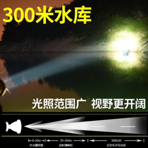 90000W頭燈強光充電超亮3鋰電頭戴式3000米led釣魚夜釣燈探照