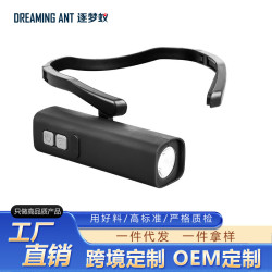 戶外頭燈感應遠射頭燈長續航強光照明頭戴燈藍牙連接音響跑步