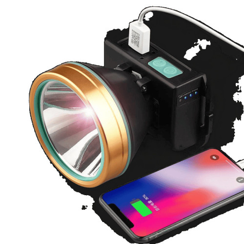 夜釣魚頭燈強光充電超亮頭戴式超長續航手電筒礦燈輕小號專用