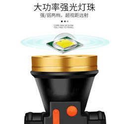 頭燈強光超亮充電防水遠射頭戴式手電筒夜釣魚礦燈戶外