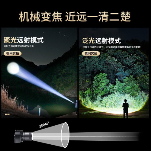 頭燈2025新款強光超亮戶外登山野外爬山充電式頭戴式照明