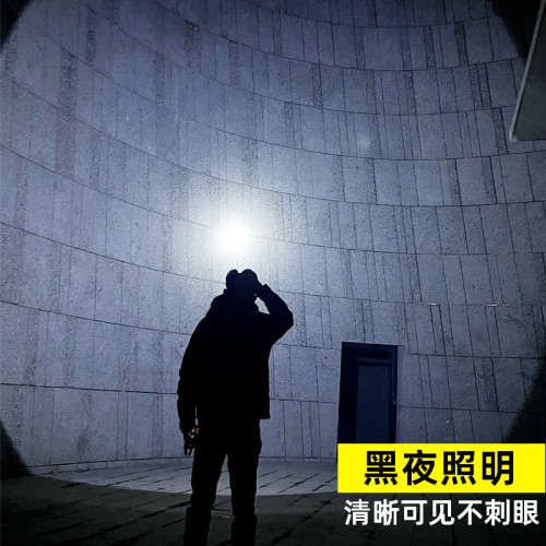 頭燈強光超亮頭戴式手電筒戶外家用遠射充電夜釣超長續航感應礦燈