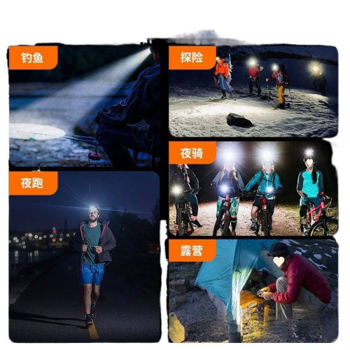 頭燈LED強光超亮充電頭戴式礦燈可變焦釣魚手電筒戶外遠射