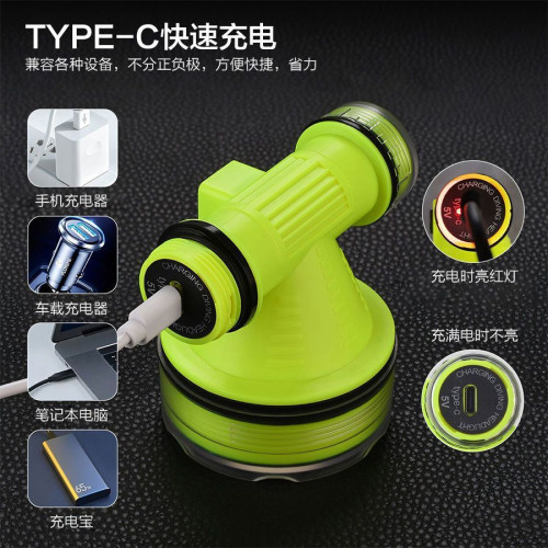 爆款潛水頭燈防水強光充電超亮專業進口專用手電筒頭戴式深潛