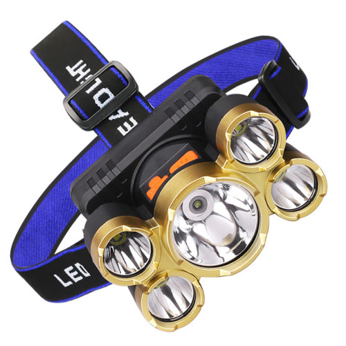 大口徑可充電led應急夜釣釣魚頭燈 強光遠射頭燈頭戴式安全帽礦燈