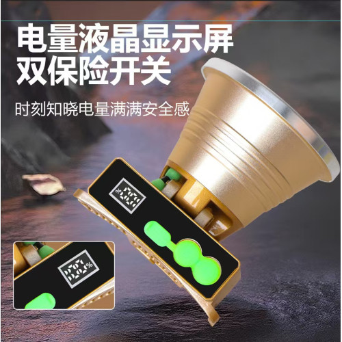 大功率充電頭燈 超長續航LED鋰電照明頭燈 戶外釣魚 防水 遠
