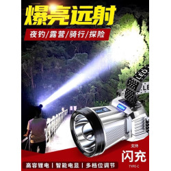 頭燈頭戴式強光充電超亮釣魚超長續航鋰電手電筒礦燈感應夜釣