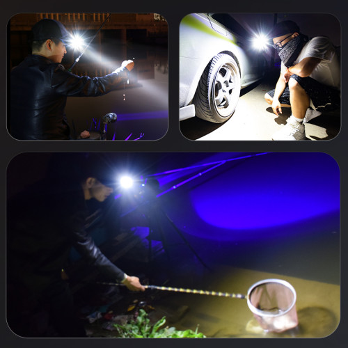 頭燈強光充電超亮頭戴式夜釣魚照明戶外超長續航超輕感應小手電筒