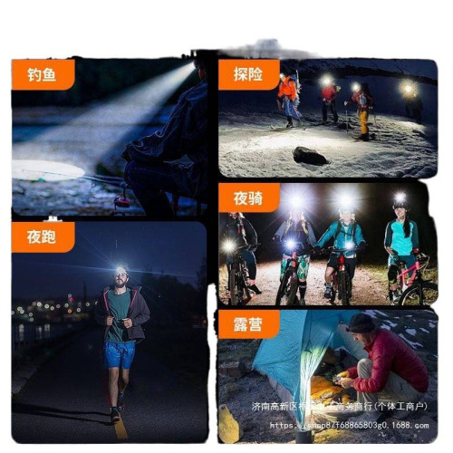 浦爾曼頭燈LED強光超亮充電頭戴式礦燈可變焦釣魚手電筒戶外遠射
