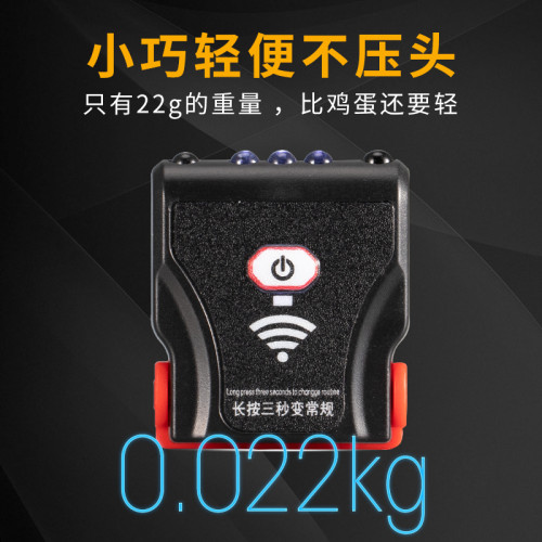迷你強光頭燈感應夾帽燈釣魚帽簷燈應急燈超亮夜釣燈專用微型