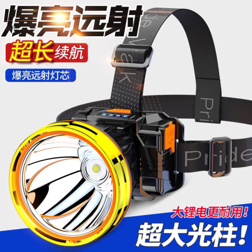 圖邇沙鷹頭燈強光充電超亮頭戴式照明鋰電手電筒遠射戶外夜釣魚礦