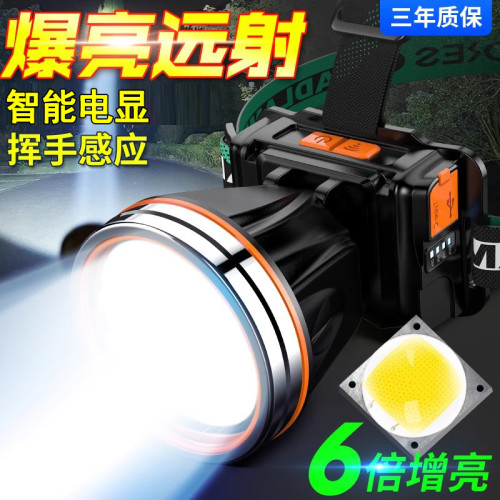 圖邇沙鷹頭燈強光充電超亮頭戴式照明鋰電手電筒遠射戶外夜釣魚礦