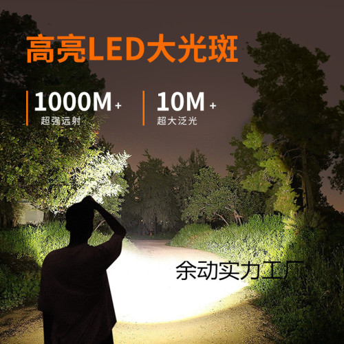 戶外頭燈LED強光超亮充電頭戴式礦燈可變焦釣魚手電筒戶外遠射