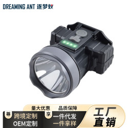 超亮感應頭燈頭戴式強光頭燈可充電夜釣魚專用超輕可攜式防水頭燈