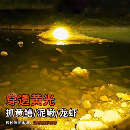 【3鋰電】爆亮頭燈超長續航新款強光晚上乾活頭戴式頭燈手電