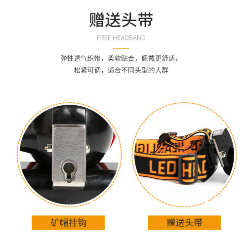 寶利萊 788工礦防水頭燈 煤礦鋰電強光防爆燈 安全帽799迷彩礦燈
