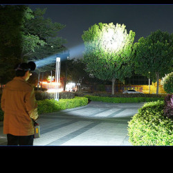 LED頭燈強光可充電P900頭戴式戶外遠射超長續航手電筒氙氣礦燈
