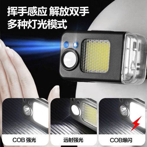 戶外多功能感應頭燈強光可充電迷你超輕小超亮感應頭戴式手電筒 戶外多功能感應頭燈強光可充電迷你超輕小超亮感應頭戴式手電筒
