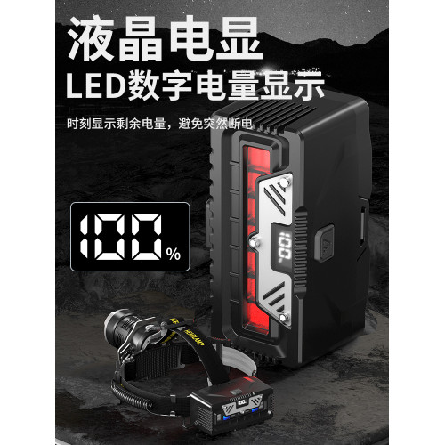 感應頭燈強光充電超亮頭戴式戶外趕海釣魚續航超長鋰電礦燈駿則恒