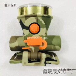 明龍充電鋰電LED頭燈防水潛水強光迷你頭燈戶外夜釣燈強光麥太保