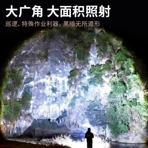 2025新款頭燈強光超亮充電戶外登山夜釣魚專用續航超長感應頭戴式