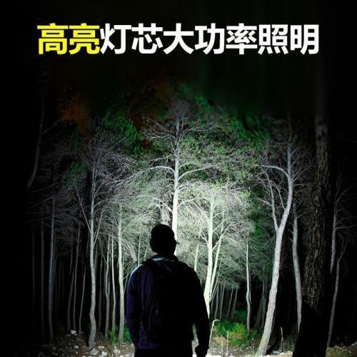 2025新款頭燈強光超亮充電戶外登山夜釣魚專用續航超長感應頭戴式