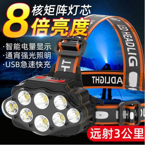 LED頭燈強光遠射可充電防水超亮頭戴式夜釣燈礦燈戶外家用手電筒