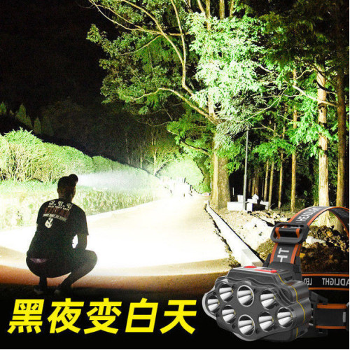 LED頭燈強光遠射可充電防水超亮頭戴式夜釣燈礦燈戶外家用手電筒