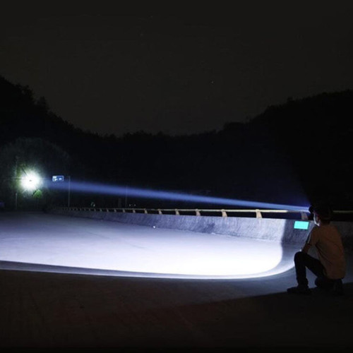 LED頭燈強光防水潛水頭戴式小手電筒遠射充電夜釣魚礦燈
