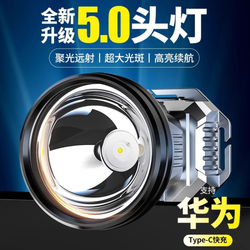 頭燈強光充電超亮頭戴式照明超長續航戶外夜釣魚礦燈小手電筒