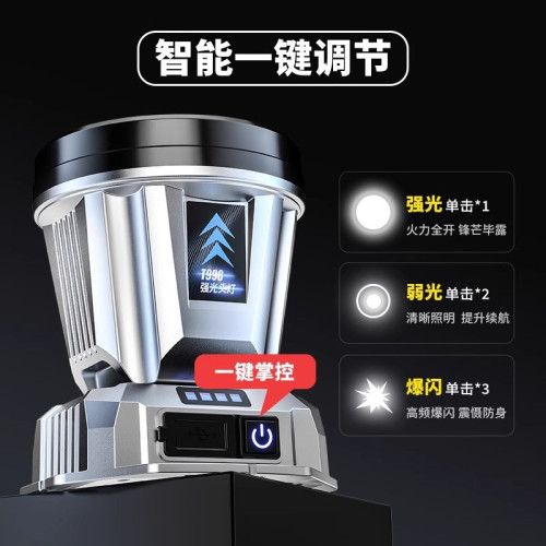 頭燈強光充電超亮頭戴式照明超長續航戶外夜釣魚礦燈小手電筒