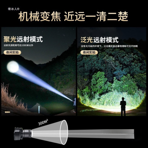 頭燈2025新款強光超亮戶外登山野外爬山充電式頭戴式照明