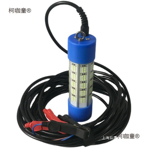 池沼公魚水下誘魚燈集魚燈12v24v220vled水下燈水底燈帶魚麥太保