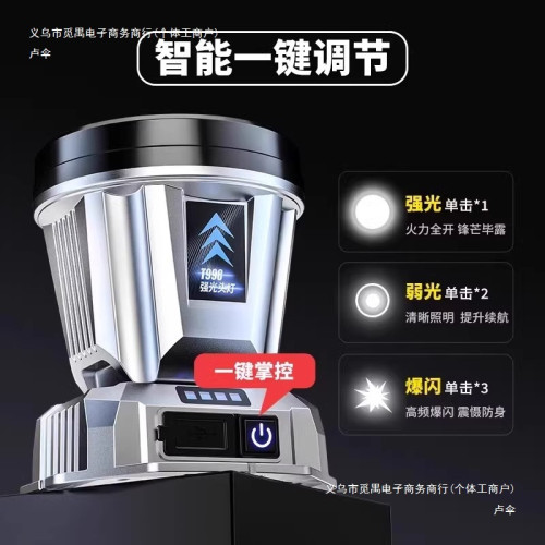 頭燈強光超亮頭戴式感應超長續航戶外夜釣魚照明小手電筒