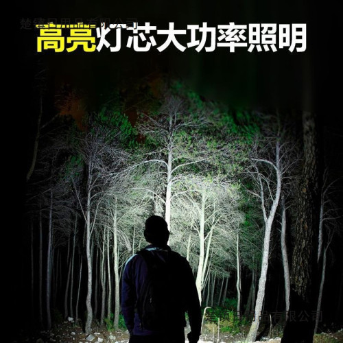 2025新款頭燈強光超亮充電戶外登山夜釣魚專用續航超長感應頭戴式