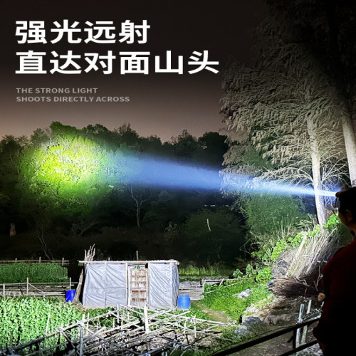頭燈超亮強光充電續航超長礦燈感應釣魚夜釣頭戴式led照明燈