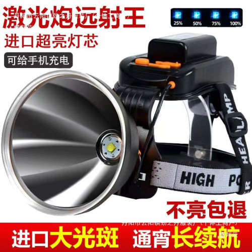 LED頭燈強光可充電P900光斑超長續航夜釣燈氙氣燈大礦燈電筒