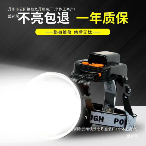 LED頭燈強光可充電P900光斑超長續航夜釣燈氙氣燈大礦燈電筒