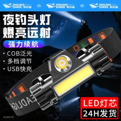 強光頭燈頭戴式戶外工作燈超亮充電超長續航鋰電大泛光燈