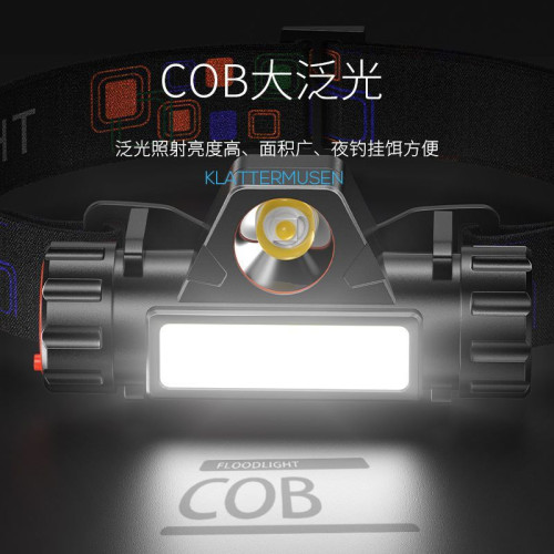 強光頭燈頭戴式戶外工作燈超亮充電超長續航鋰電大泛光燈