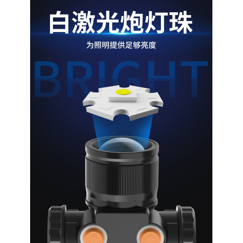 亮之友強光超亮長續航充電戶外感應防水礦燈工作頭戴式照明燈釣魚